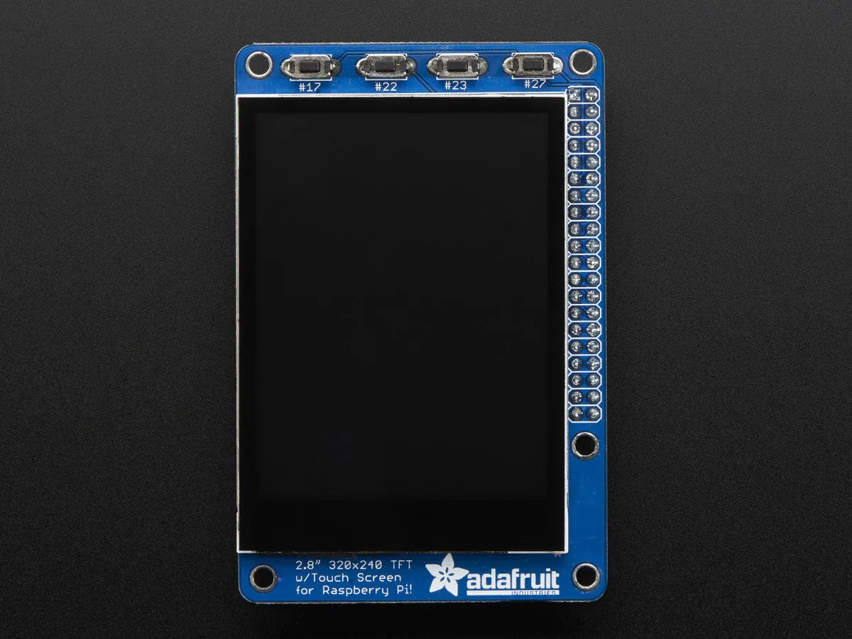 Adafruit PiTFT Plus 320x240 2.8" TFT   Capacitive Touchscreen