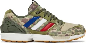 Adidas A Bathing Ape x Undefeated x ZX 5000 'Camo' sneakers, green