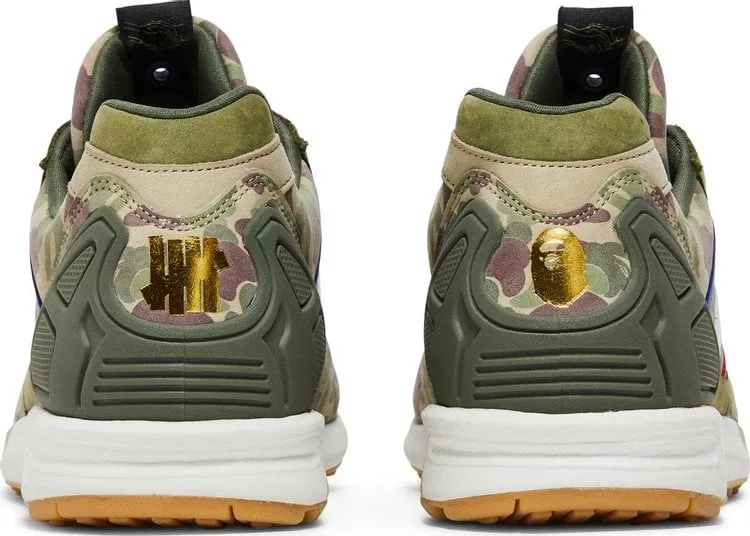 Adidas A Bathing Ape x Undefeated x ZX 5000 'Camo' sneakers, green