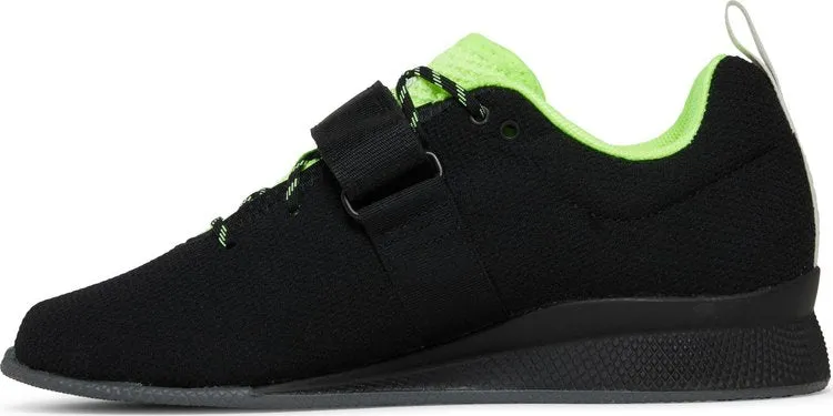 Adidas Adipower Weightlifting 2 'Black Signal Green' sneakers, black