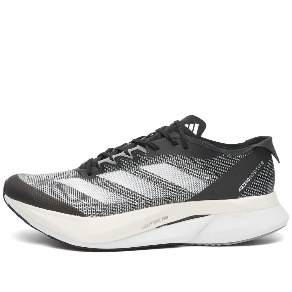 Adidas Adizero Boston 12 sneakers, gray, black