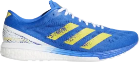 Adidas Adizero Boston 9 'Blue Yellow' sneakers, blue