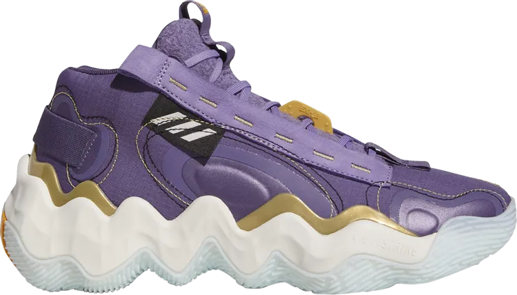 Adidas Candace Parker x Wmns Exhibit B Mid 'Tech Purple' Sneakers, Purple