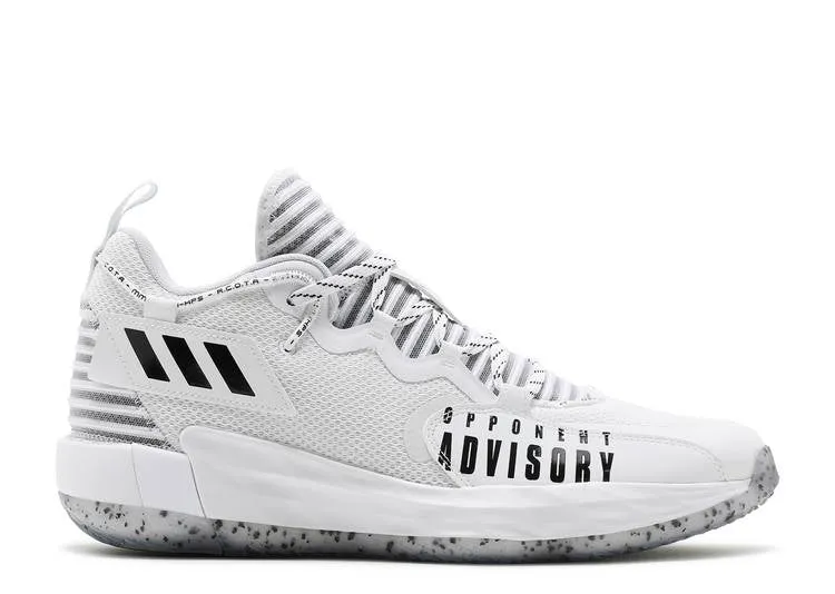 Adidas DAME 7 EXTPLY 'OPPONENT ADVISORY - WHITE' sneakers, white