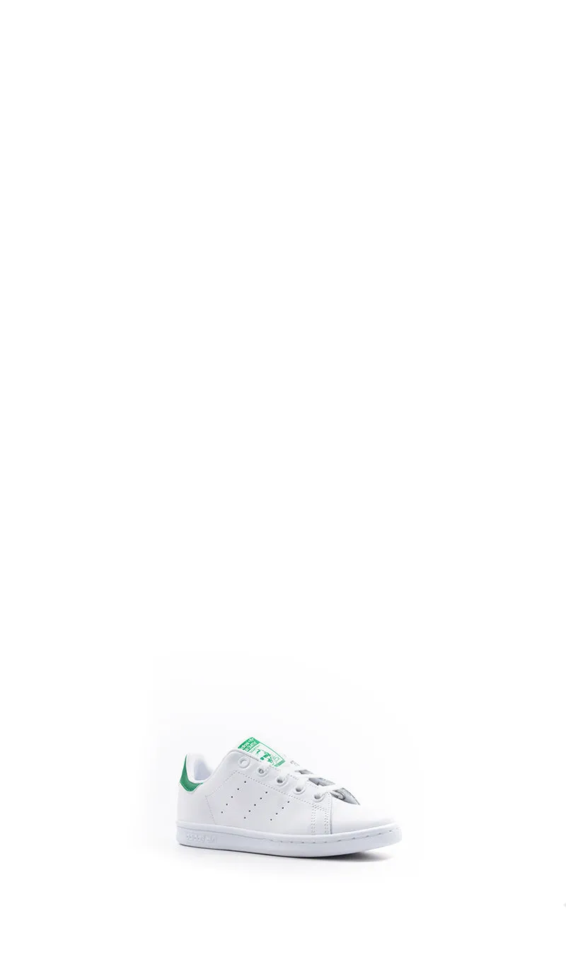 ADIDAS ORIGINAL STAN SMITH Sneakers bambino bianco/verde in pelle