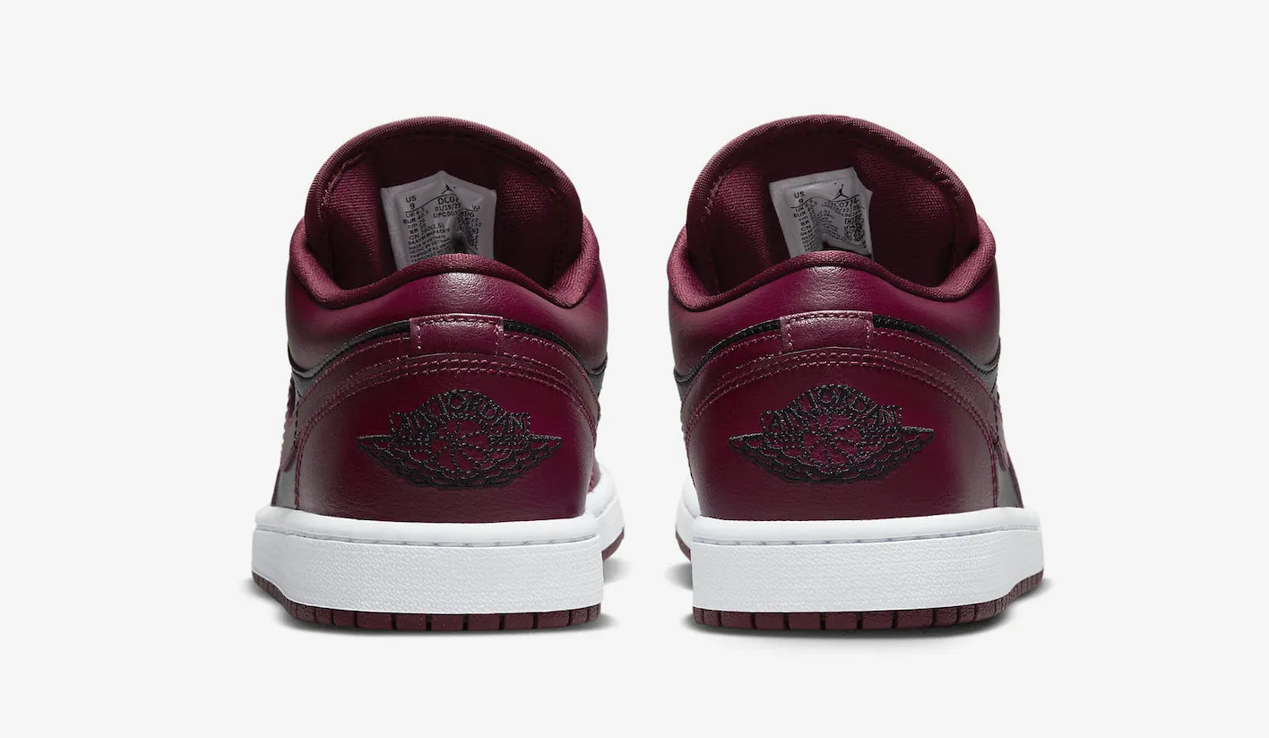 Air Jordan 1 Low 'Black Dark Beetroot'