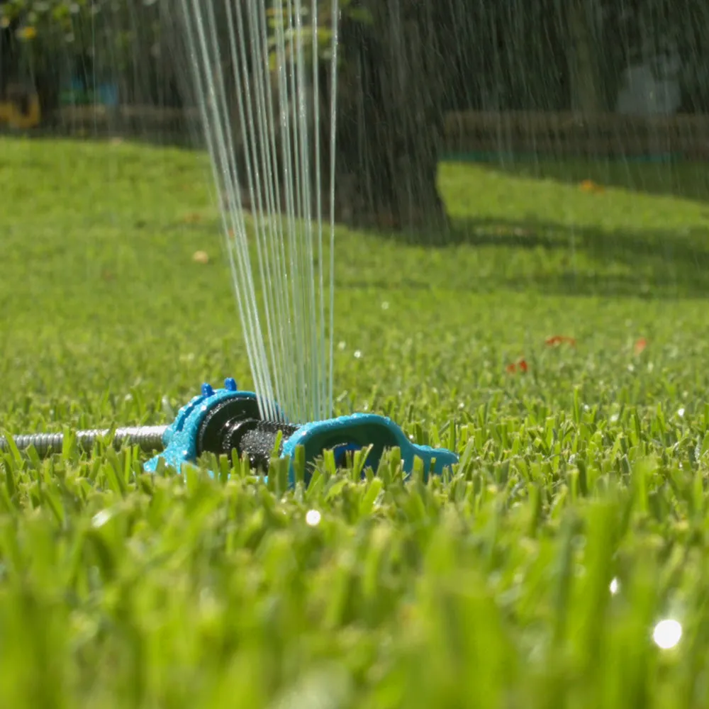 Aqua Joe SJI-TLS18 Turbo Oscillating Lawn Sprinkler | 3-Way Oscillation | Range/Width/Flow Control | 4500 sq ft Max Coverage