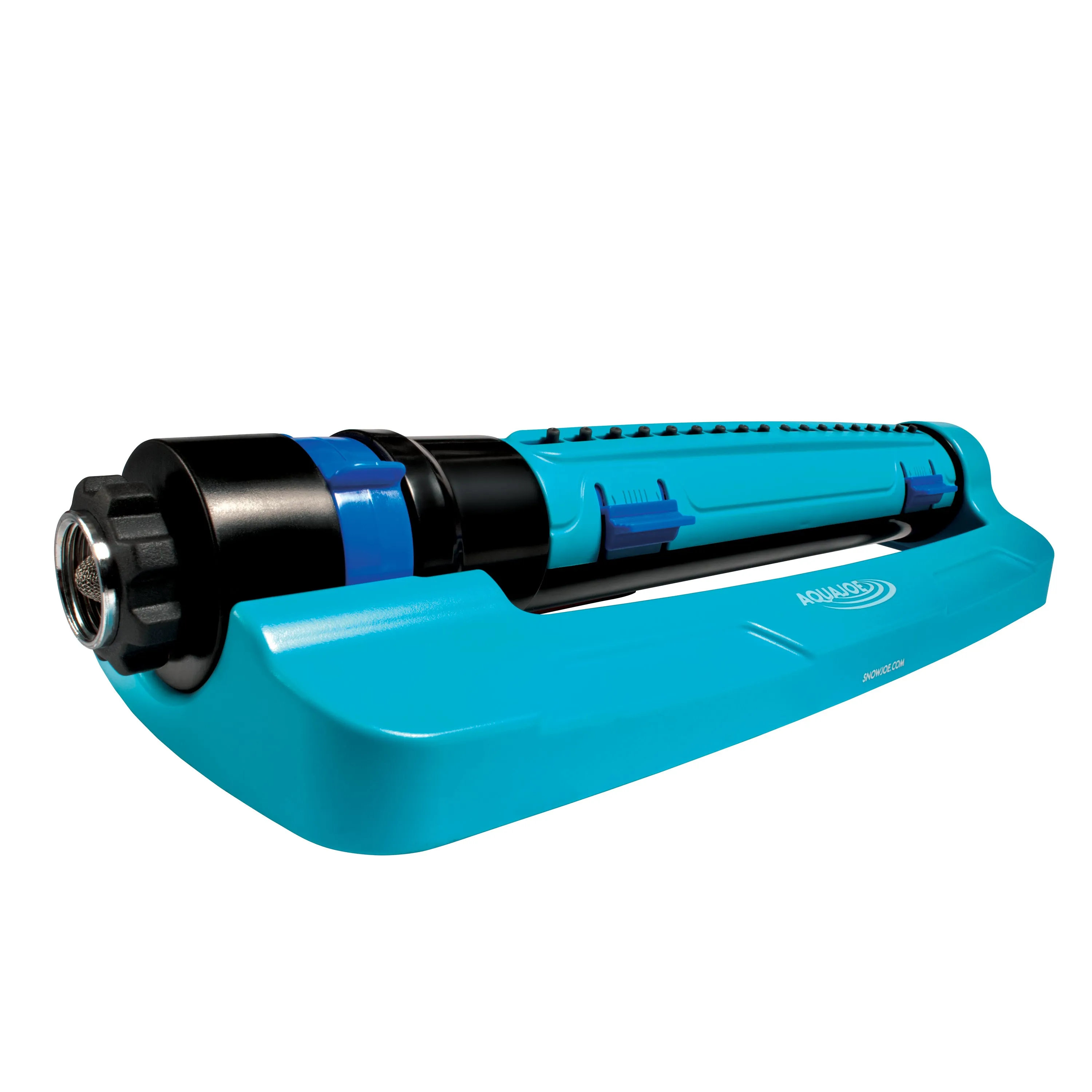 Aqua Joe SJI-TLS18 Turbo Oscillating Lawn Sprinkler | 3-Way Oscillation | Range/Width/Flow Control | 4500 sq ft Max Coverage