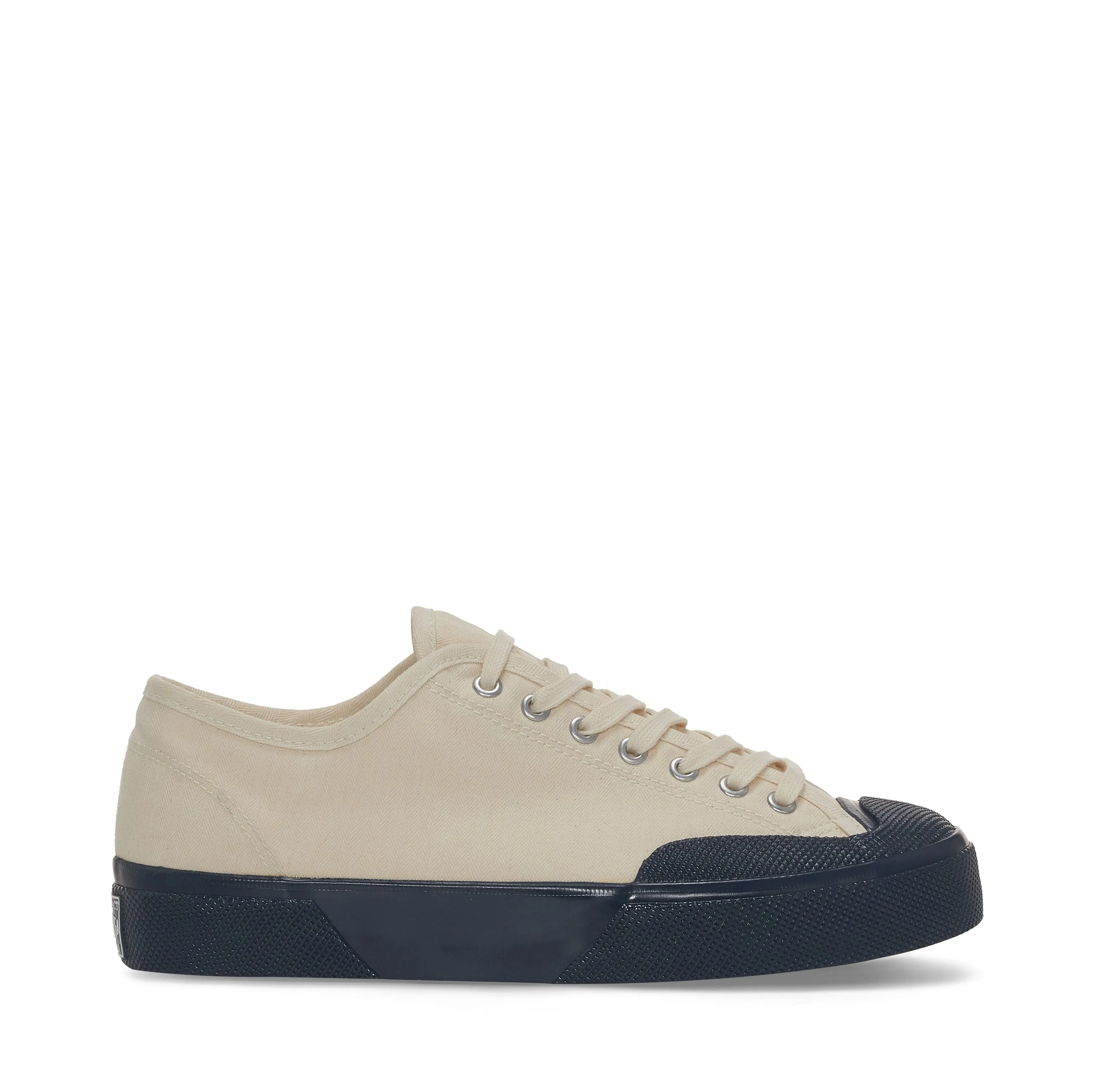 Artifact by Superga 2432 Twisted Herringbone Off White Blue Petrol