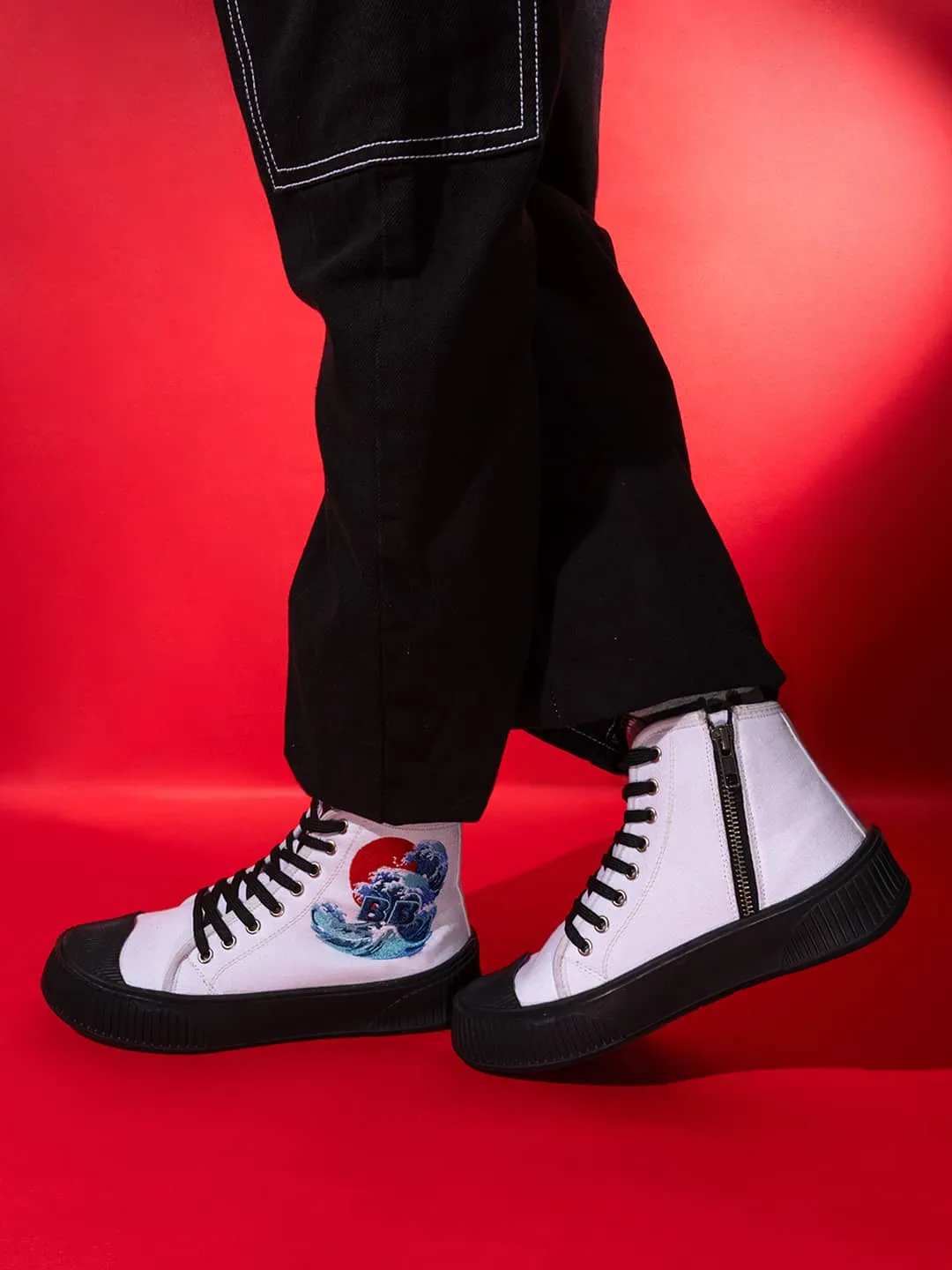 Bacca Bucci Women's High-Top Sneakers - "Kawaii Kicks" Collection