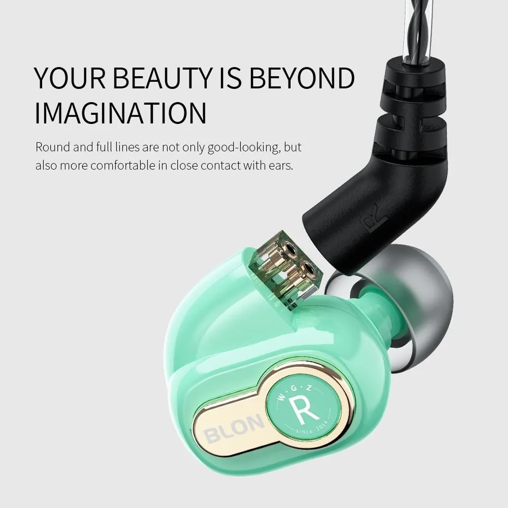 BLON BL-05s BL05s 3rd Generation 10mm Upgraded Carbon Diaphragm In Ear Earphone