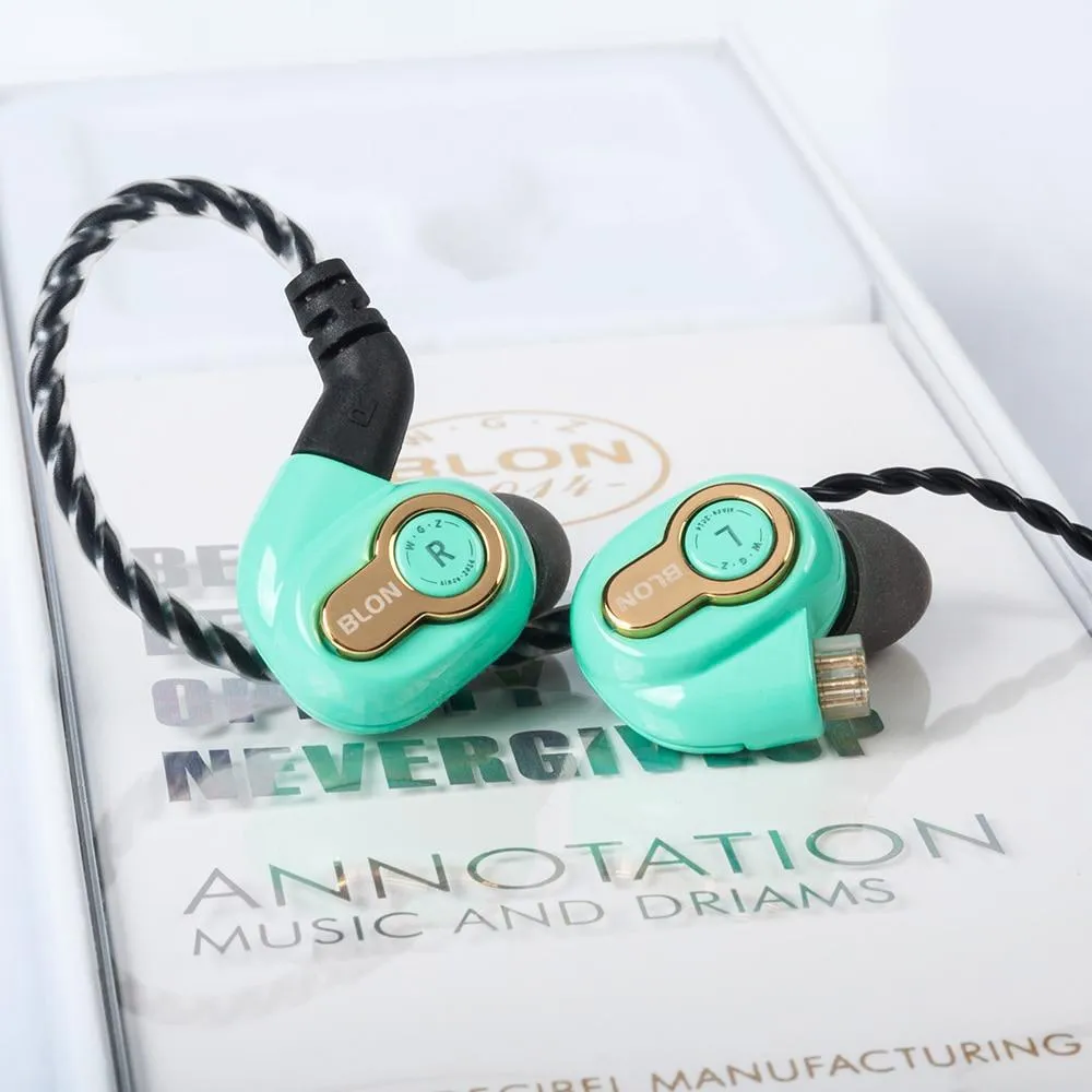 BLON BL-05s BL05s 3rd Generation 10mm Upgraded Carbon Diaphragm In Ear Earphone