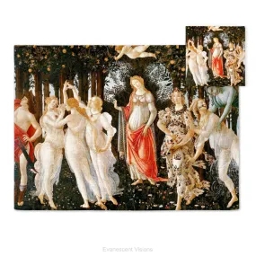 Botticelli Primavera Artistic Fabric Placemat and Coasters