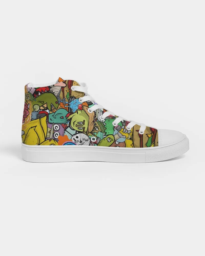 Crowded Street Men's Hightop Canvas Shoe