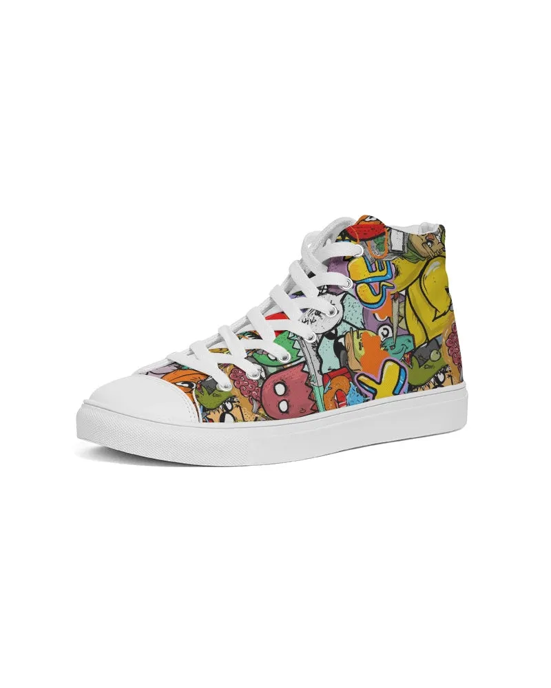 Crowded Street Men's Hightop Canvas Shoe