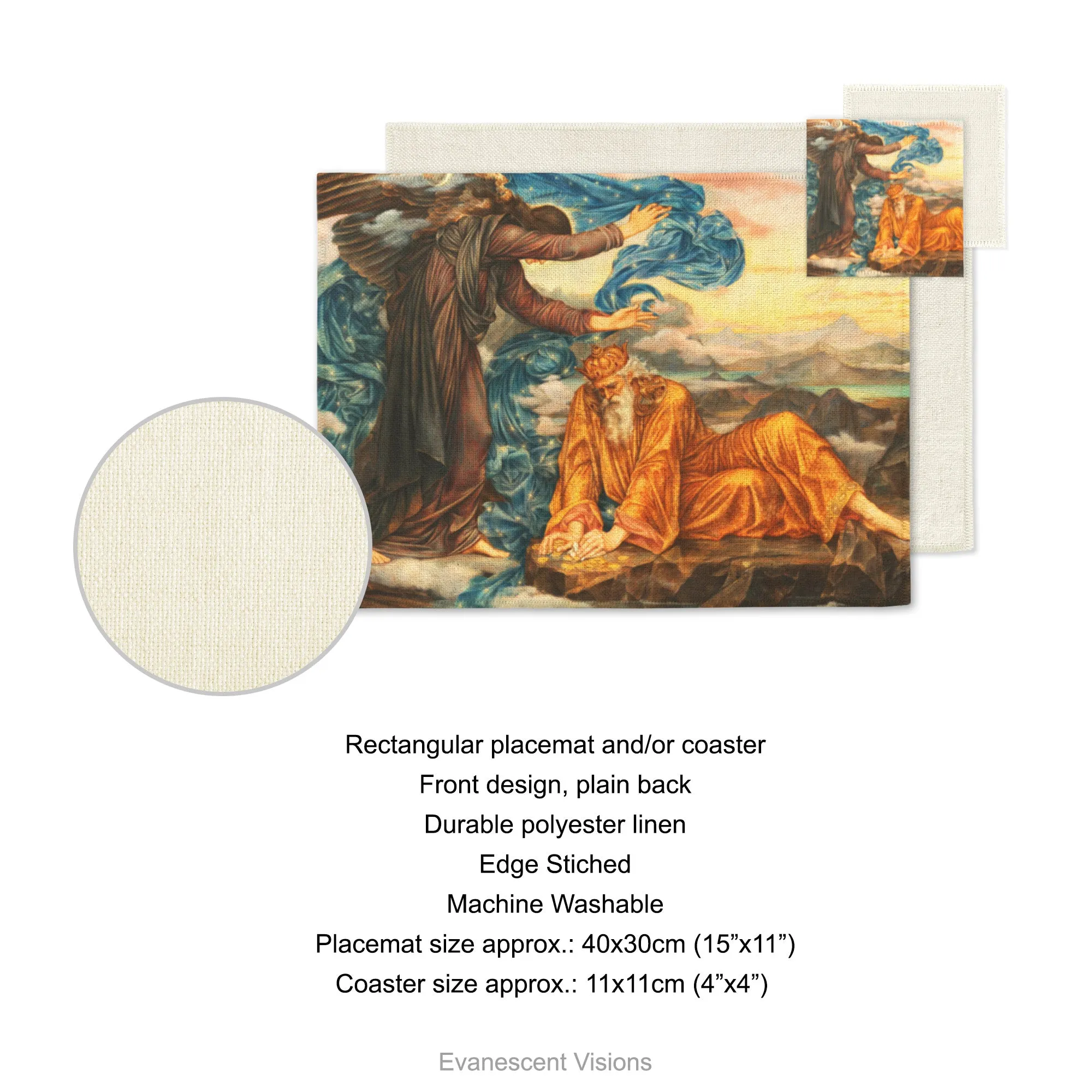 De Morgan Earthbound  Fabric Art Placemat and Coasters