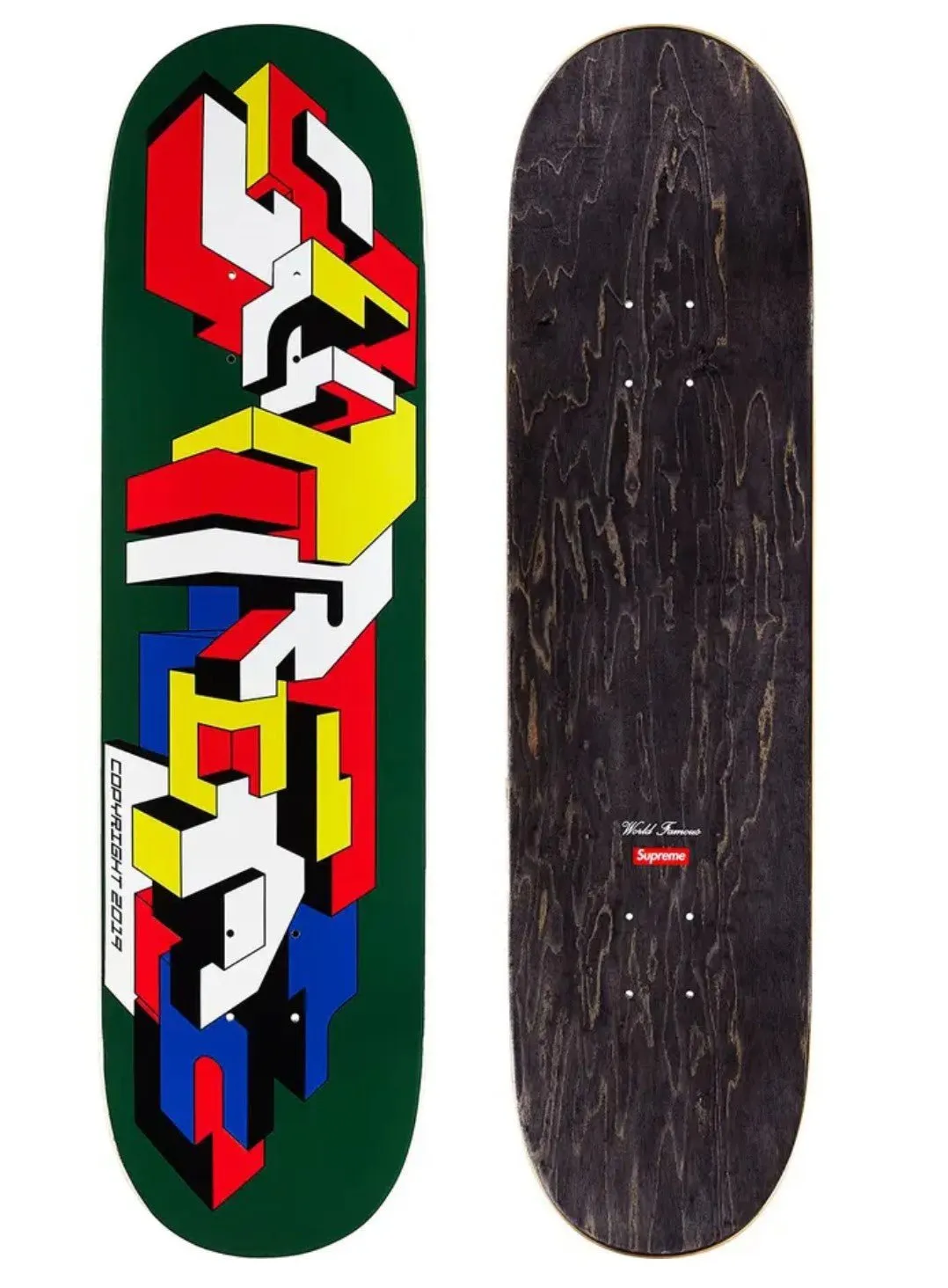 Delta Logo Dark Green Skateboard Art Deck by Supreme