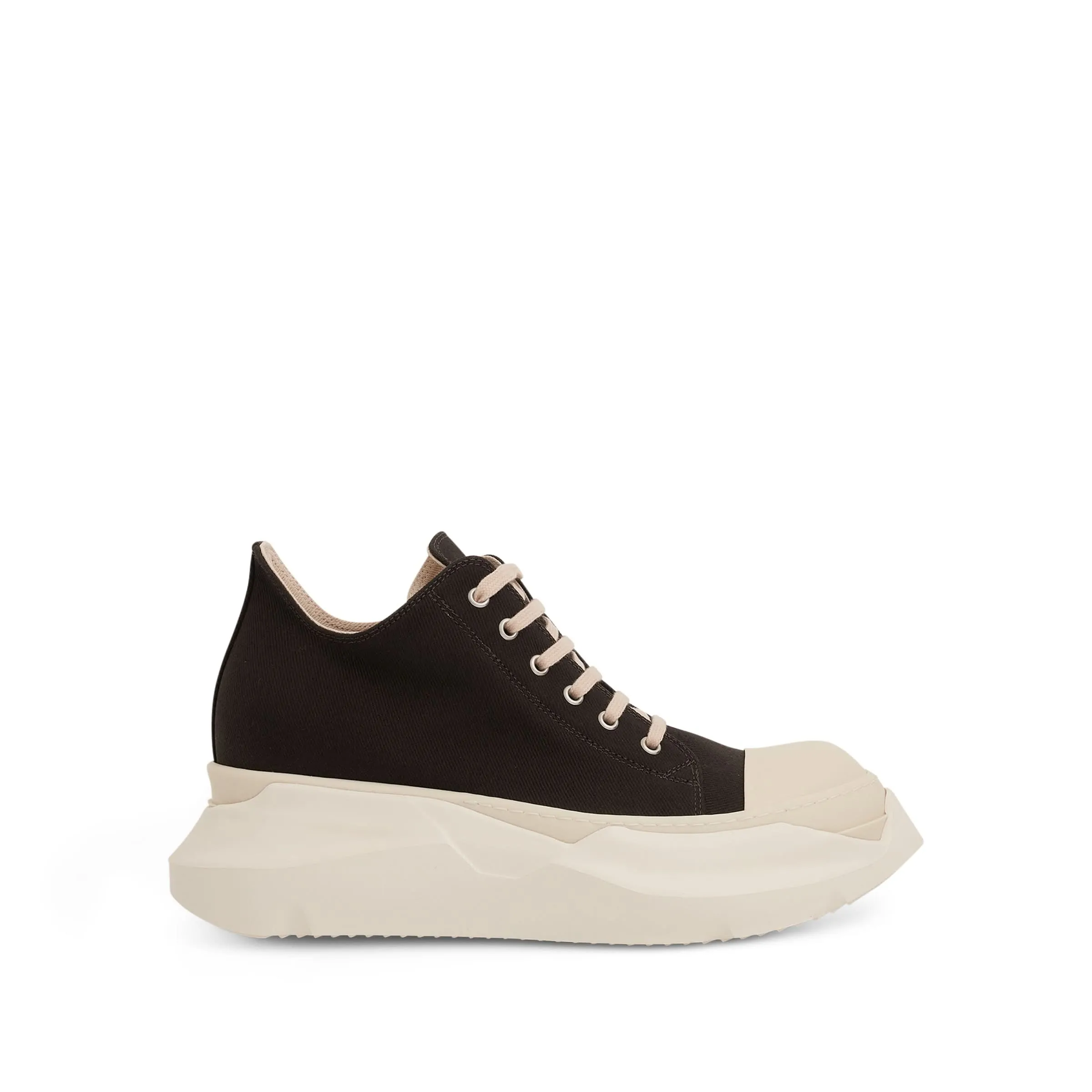 DRKSHDW Abstract Low Denim Sneakers in Dark Dust/Milk