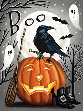 ET204 - Boo Crow & Ghosts - 12x16