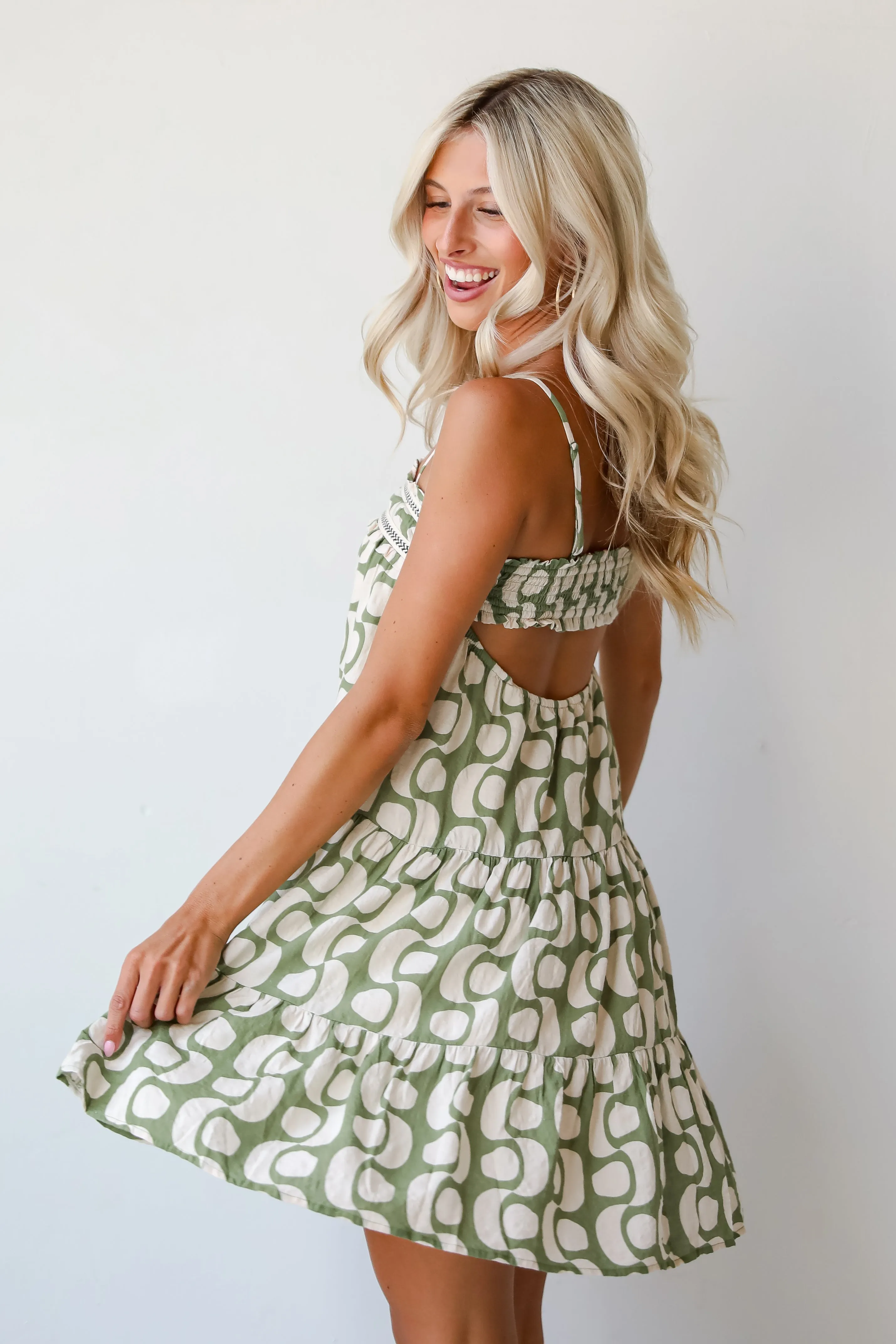 FINAL SALE - Darling Success Green Mini Dress