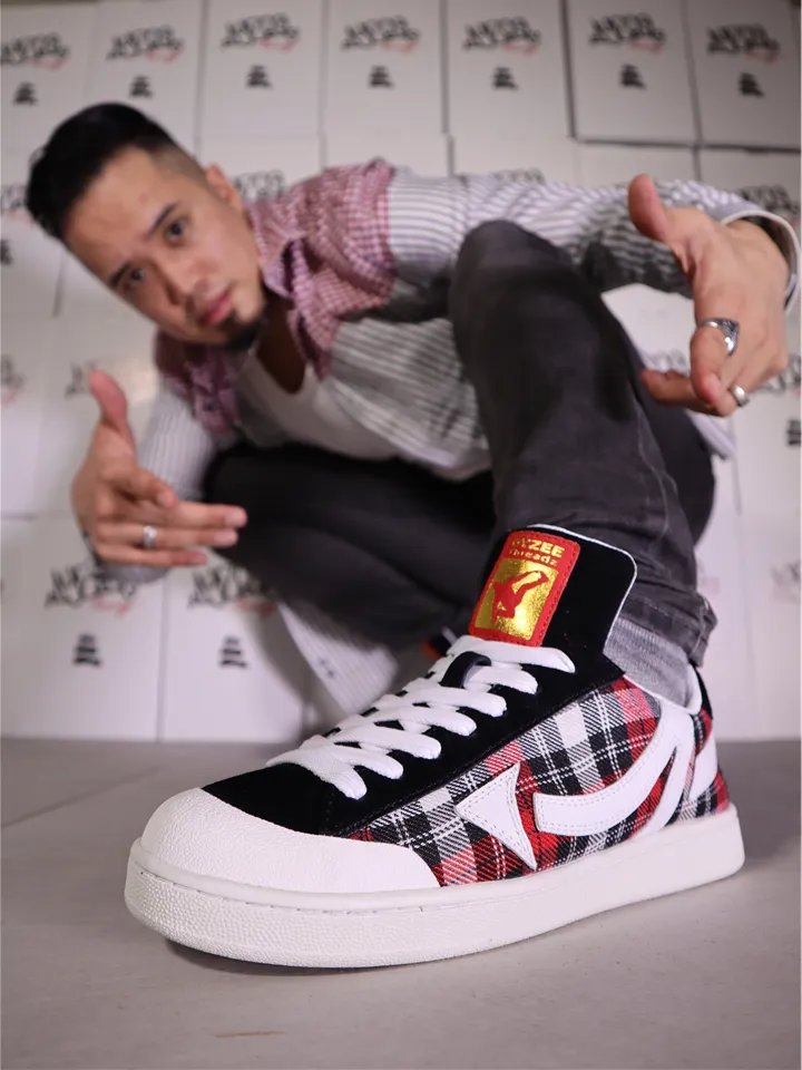 Flannel 2Stepz (Red/Grey)