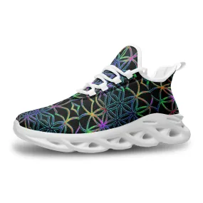 FLOWER OF LIFE | IMRAN | Unisex Bounce Mesh Knit Sneakers