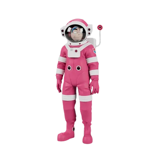 Gorillaz 2D Astronauts Music Figure Art Toy by SuperPlastic