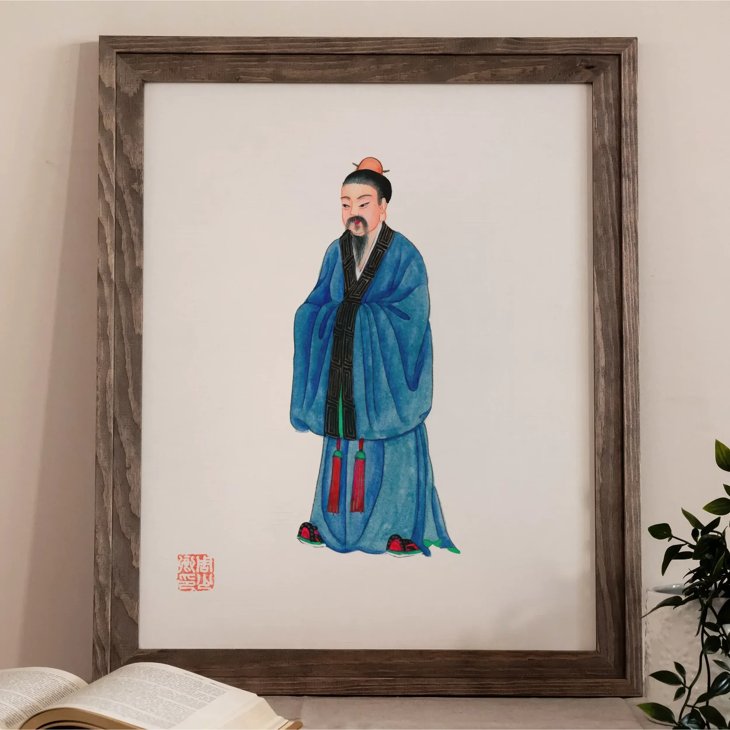 Grand Master - Qing Dynasty Art Print