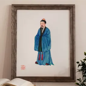 Grand Master - Qing Dynasty Art Print