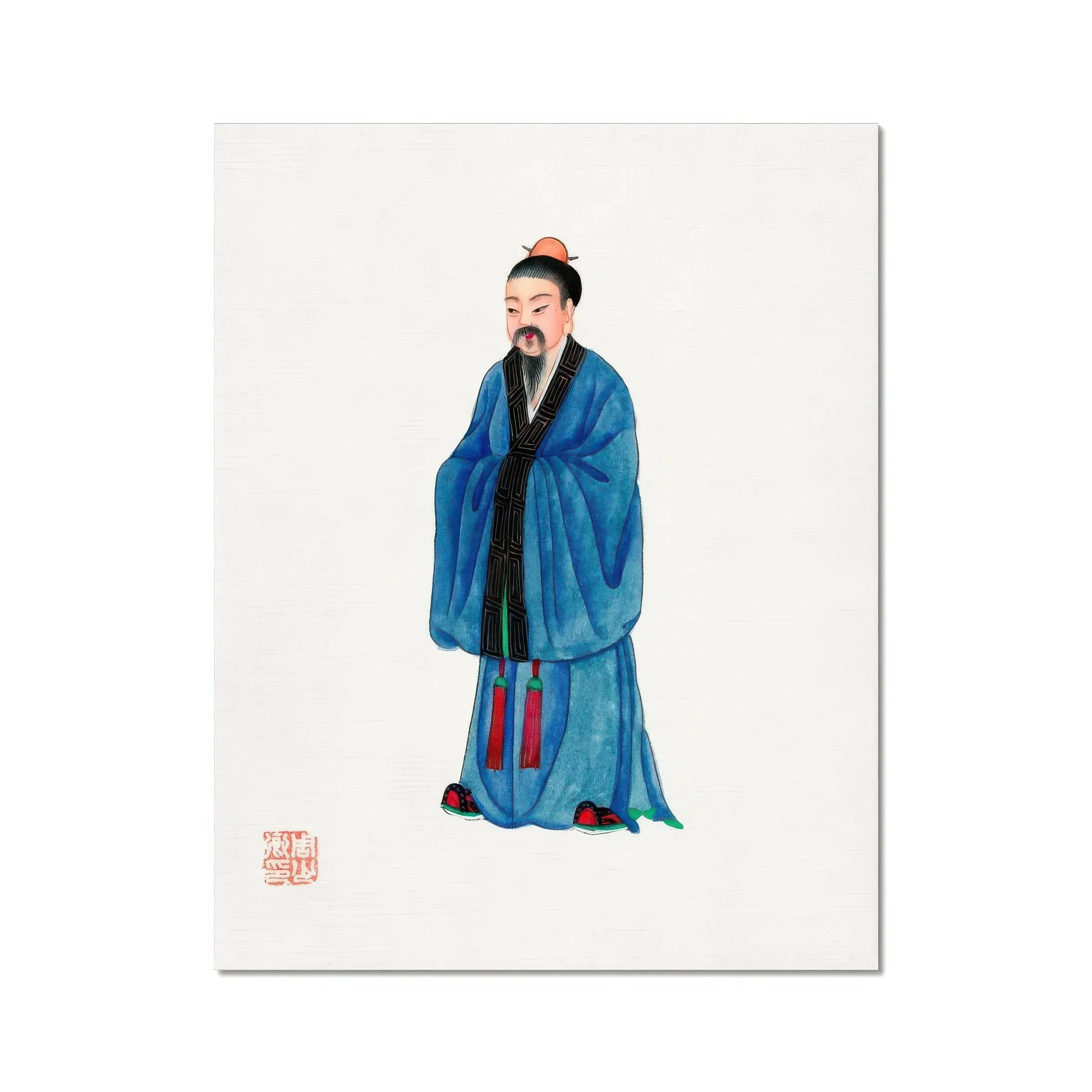 Grand Master - Qing Dynasty Art Print