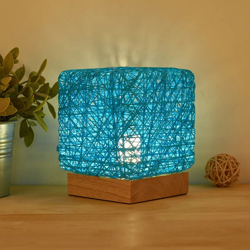 Hand Knit Dimmable Desk Lamp