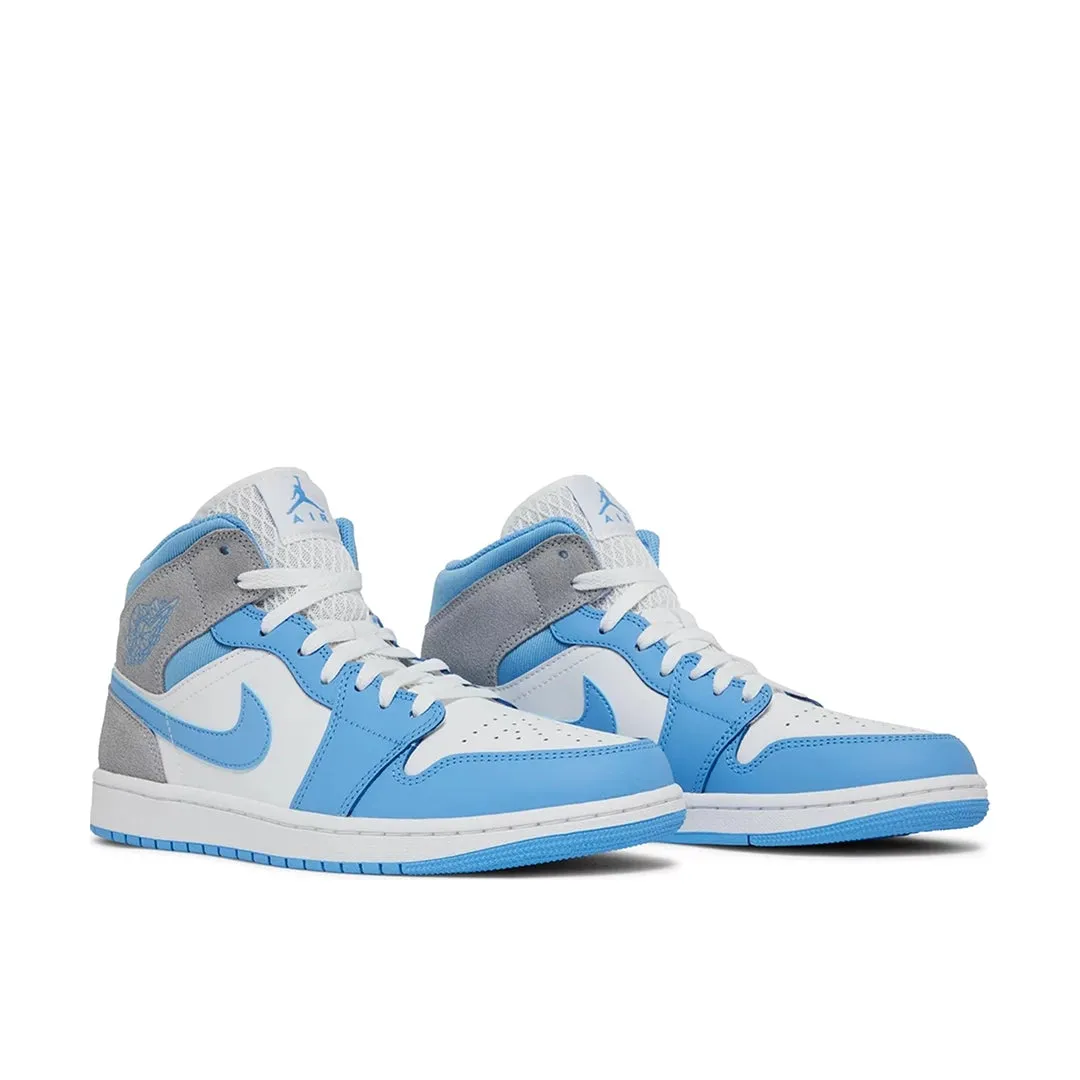 Jordan 1 Mid University Blue Grey