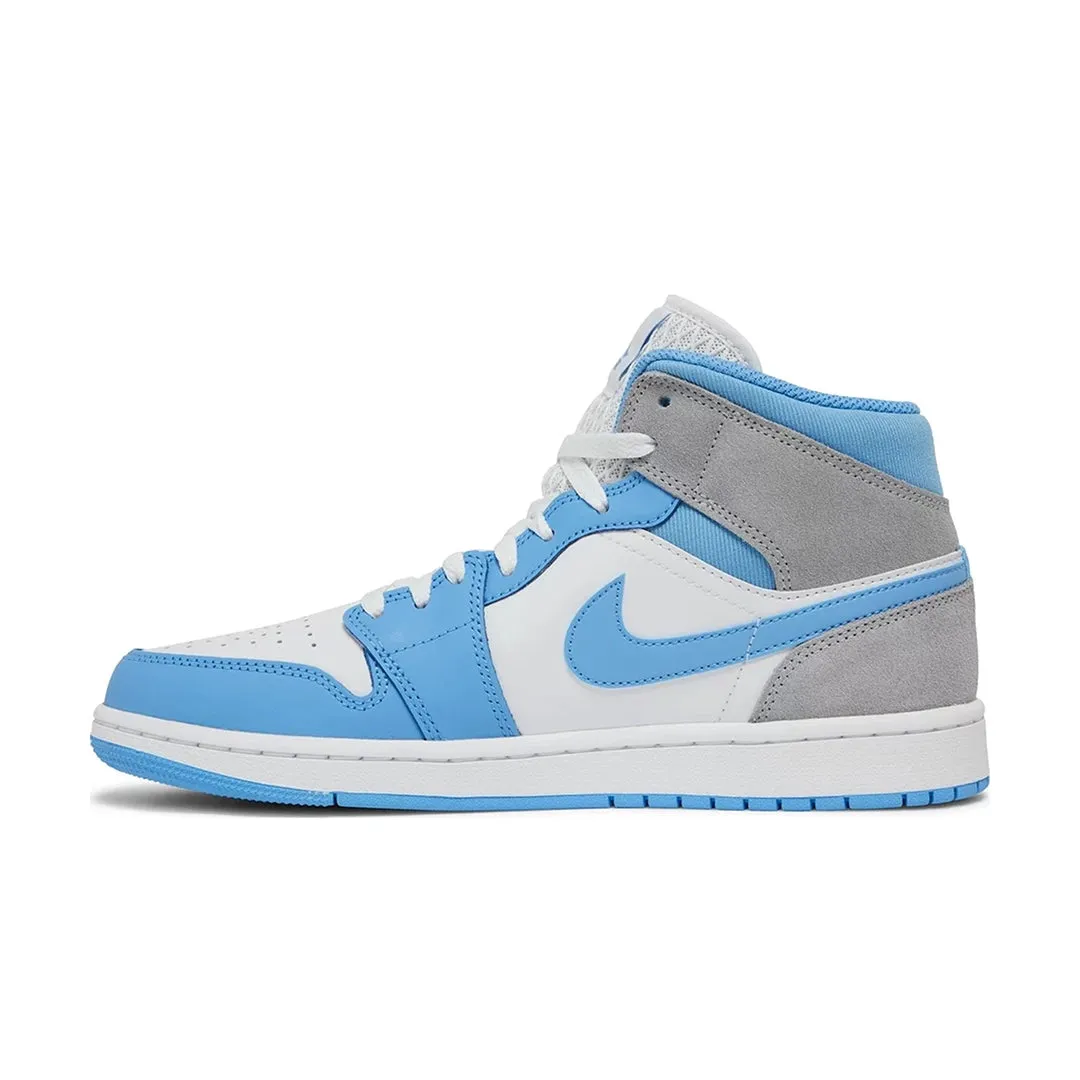 Jordan 1 Mid University Blue Grey