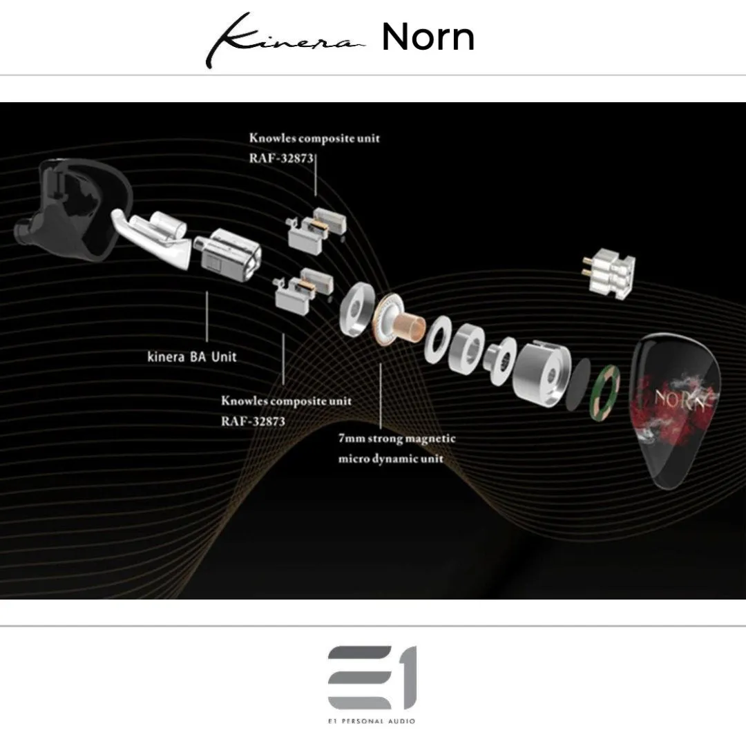 Kinera Imperial Norn Universal-fit Hybrid In-ear Monitors