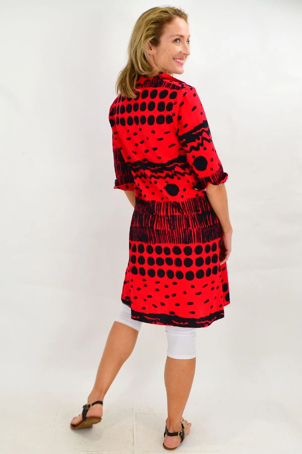 Lady Bug Shirt Tunic Dress