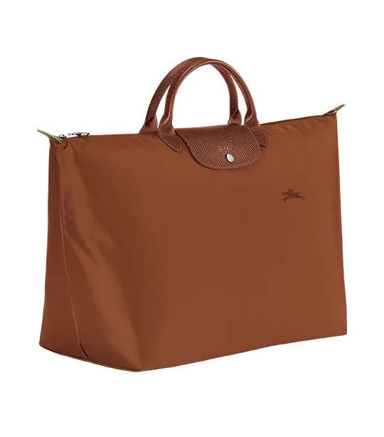 Le Pliage Green Travel Bag L Cognac