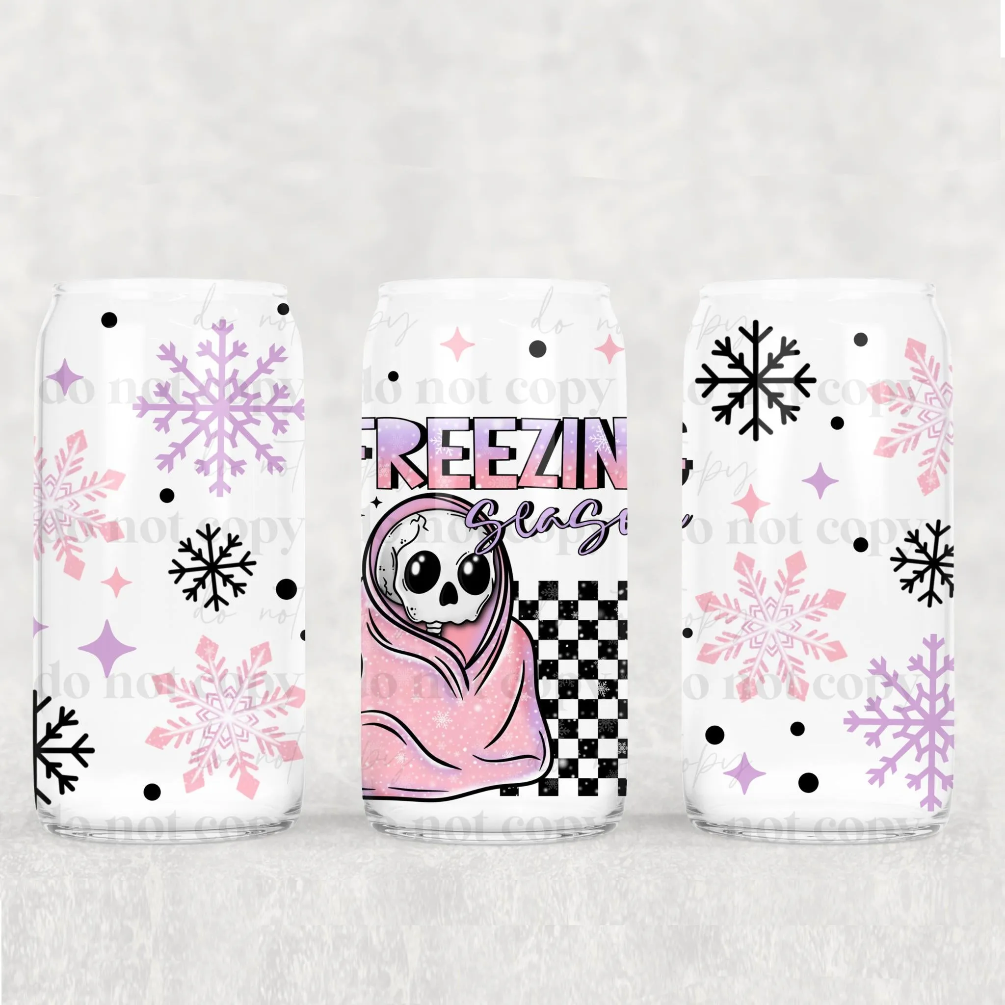 Libbey Can Wrap 16oz -  Ink Transfers | Freezin Season