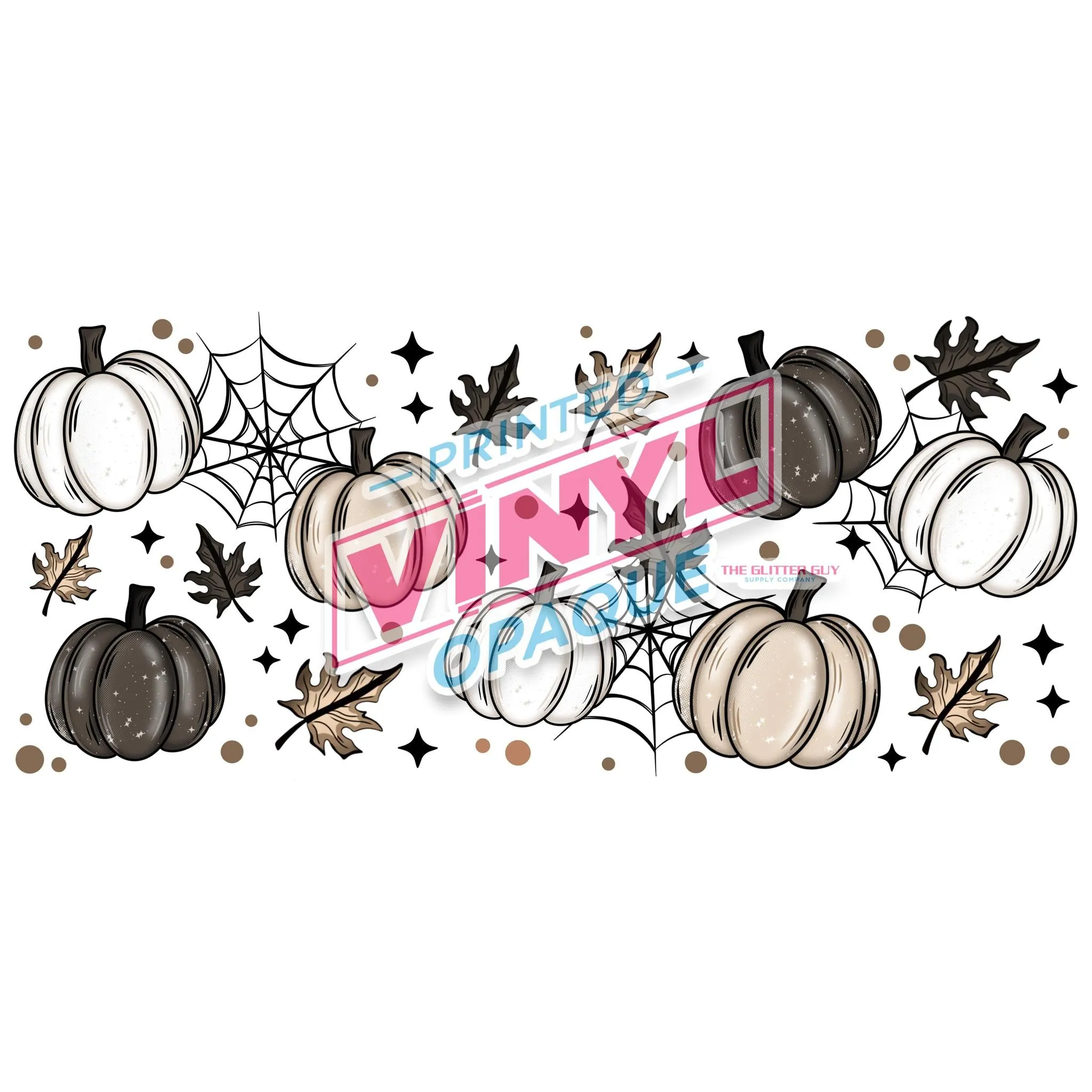 Libbey Can Wrap 16oz -  Ink Transfers | Hello Fall Spooky