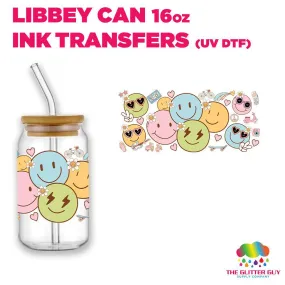 Libbey Can Wrap 16oz -  Ink Transfers | Hippie Happiness