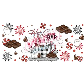 Libbey Can Wrap 16oz -  Ink Transfers | Hot Cocoa Bar