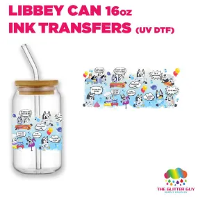 Libbey Can Wrap 16oz -  Ink Transfers | Muffinisms