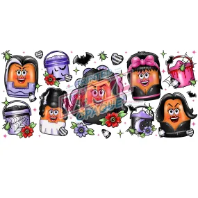 Libbey Can Wrap 16oz -  Ink Transfers | Spooky Girl Nugs