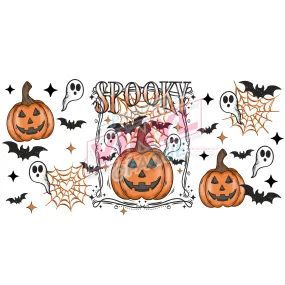 Libbey Can Wrap 16oz -  Ink Transfers | Spooky Rita