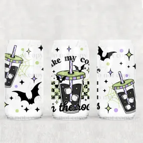 Libbey Can Wrap 16oz -  UV DTF Ink Transfers | On The Rocks Spooky