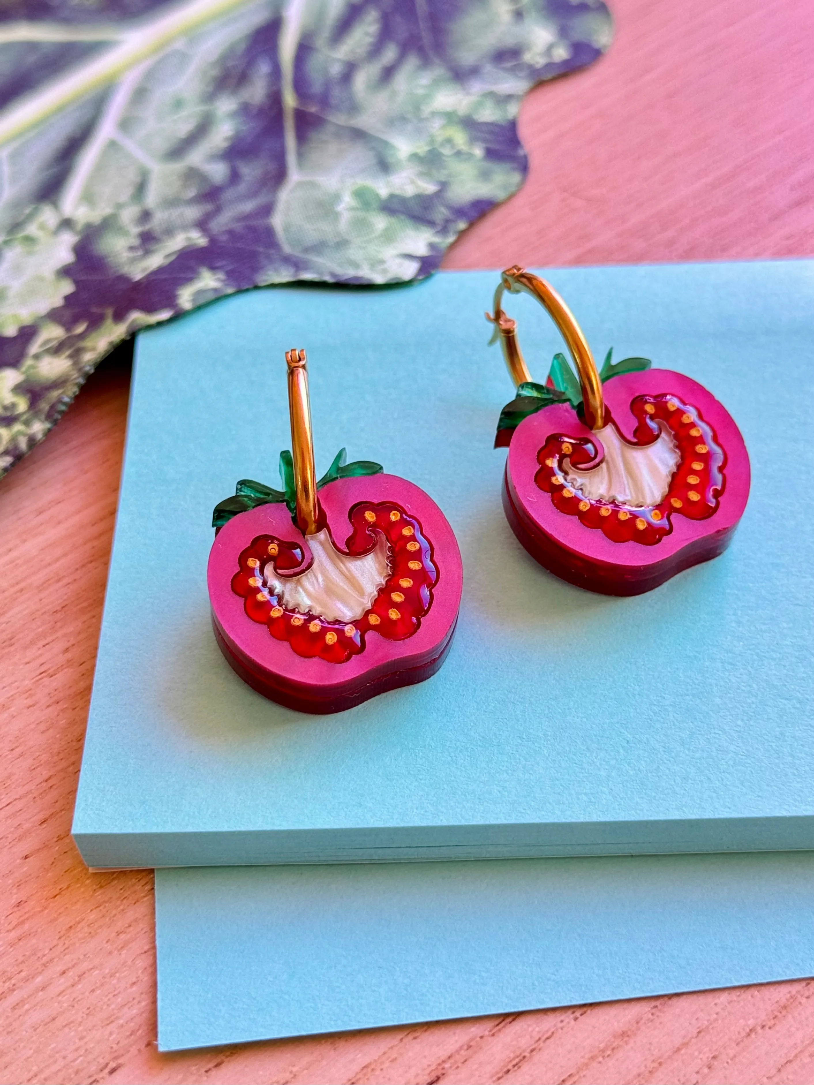 Mackbecks Cherry Tomato Earrings