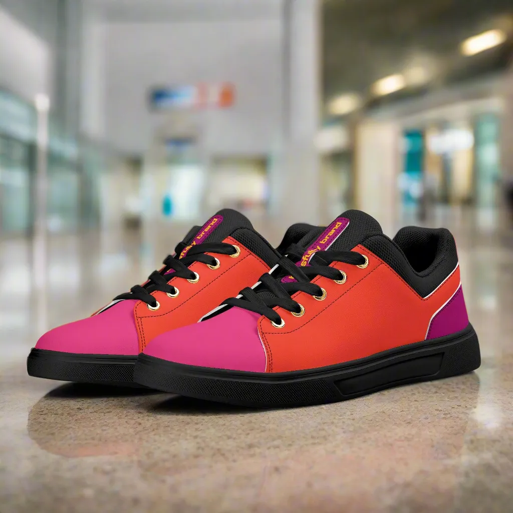 Munich Color Block Lightweight Low Top Sneakers - Airline Series