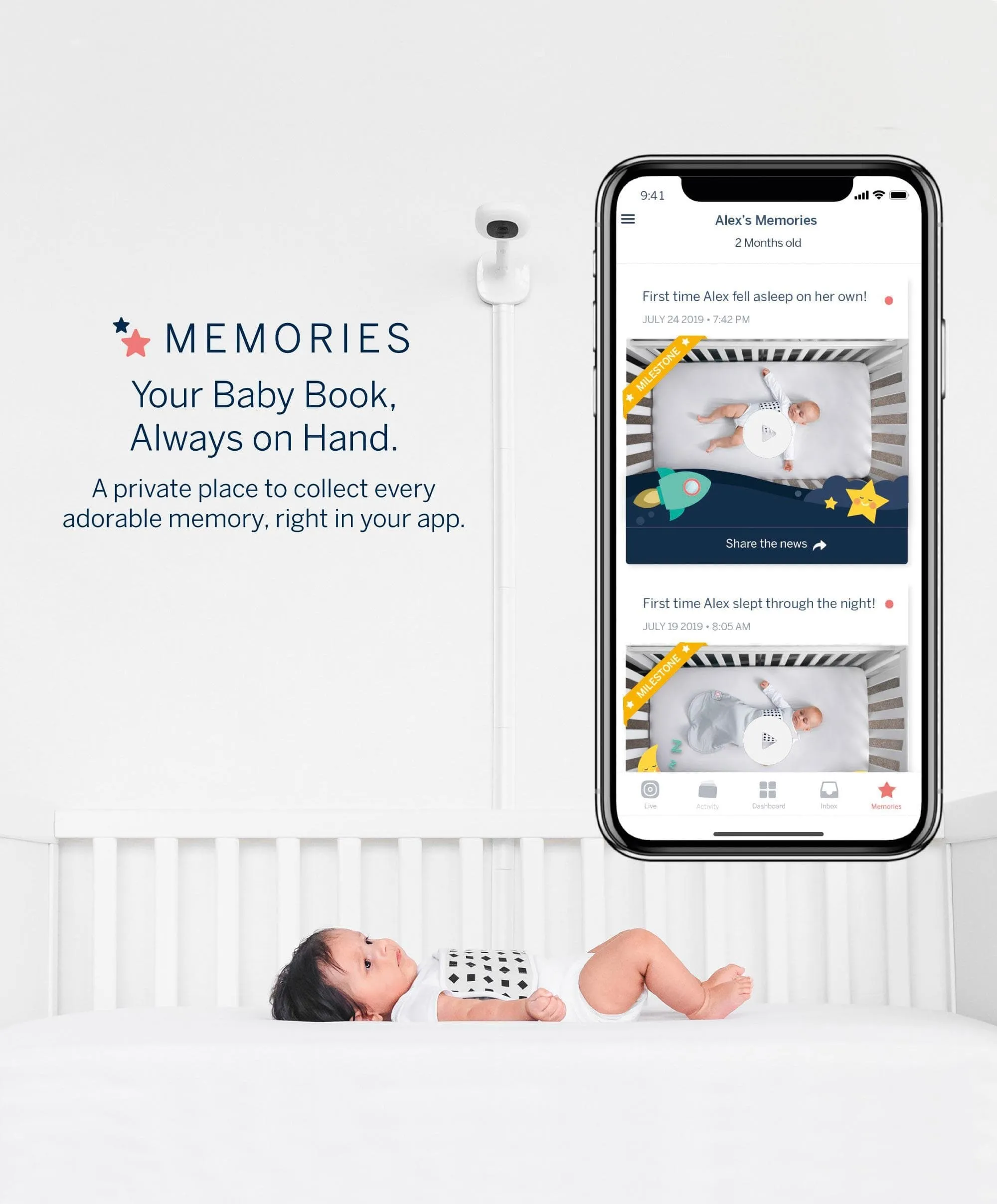 Nanit Pro Baby Monitor Complete Bundle - White