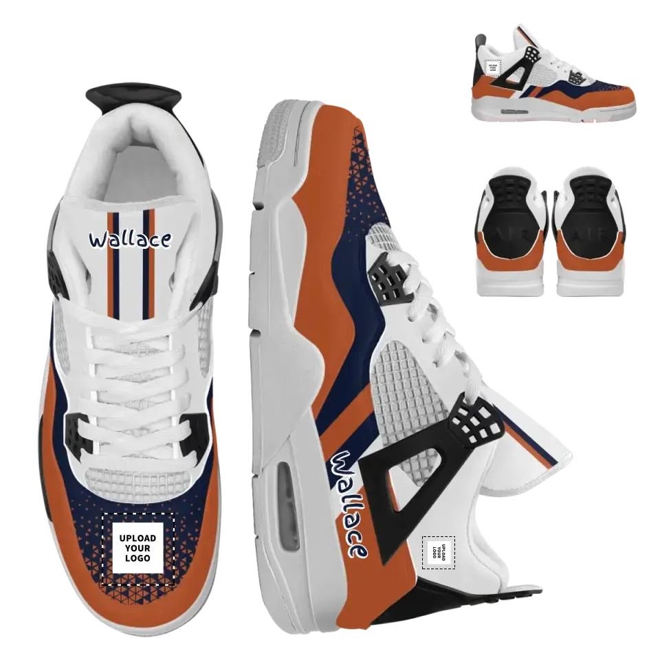 Personalized Sneakers, Custom Sneakers, Put name or business name on it, AJ4-C05113