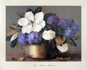 "Magnolias and Hydrangeas" by Joe Anna Arnett