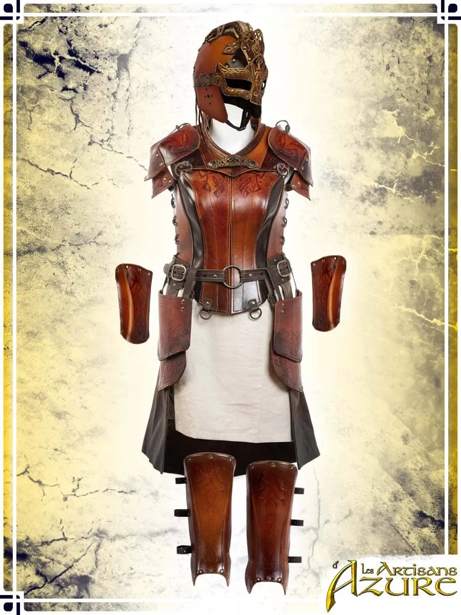 Shieldmaiden Full Armor Set - Epic/Amber